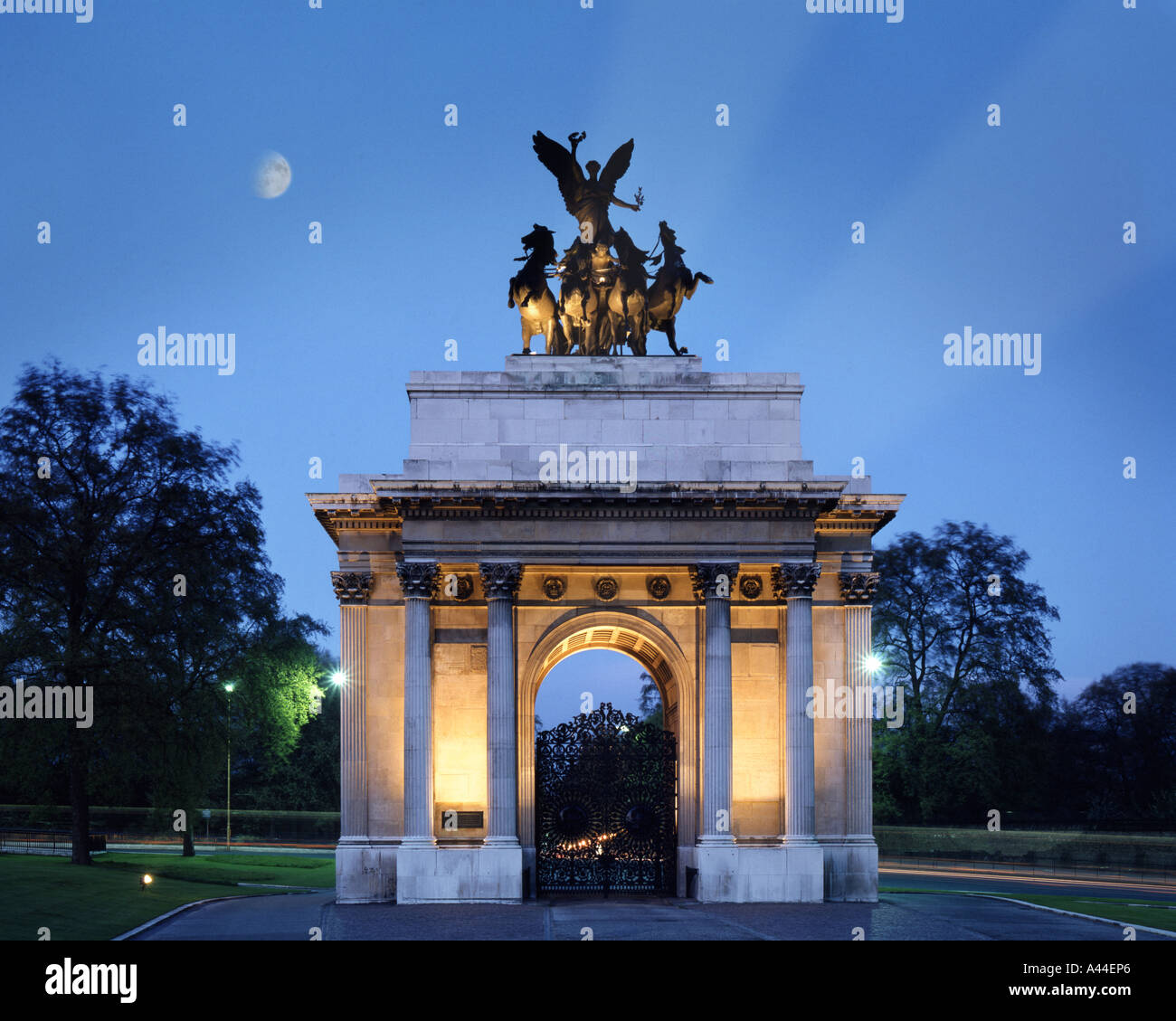 GB - LONDON: Wellington Arch am Hyde Park Stockfoto