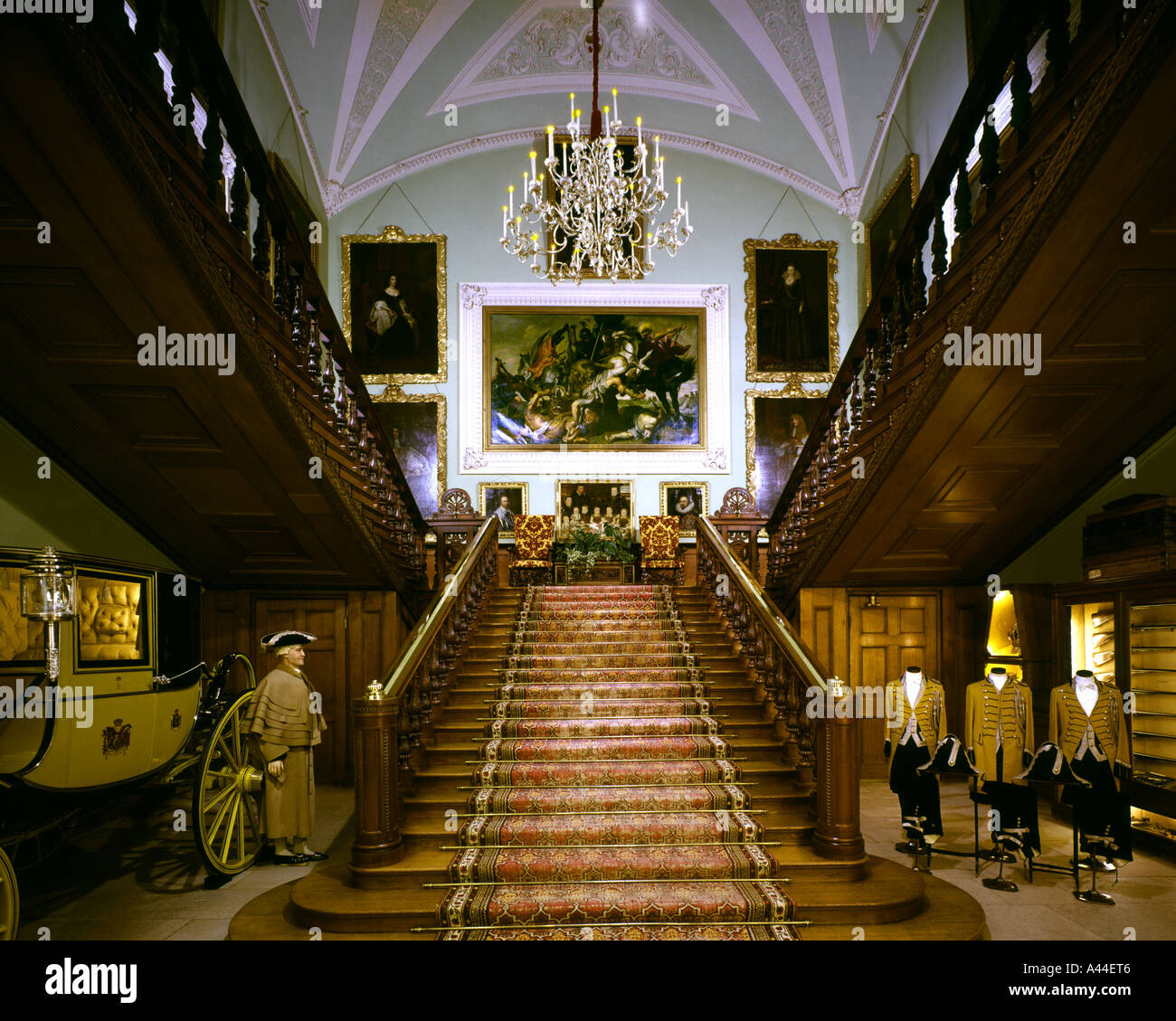 GB - WILTSHIRE: Freitreppe im Longleat House Stockfoto