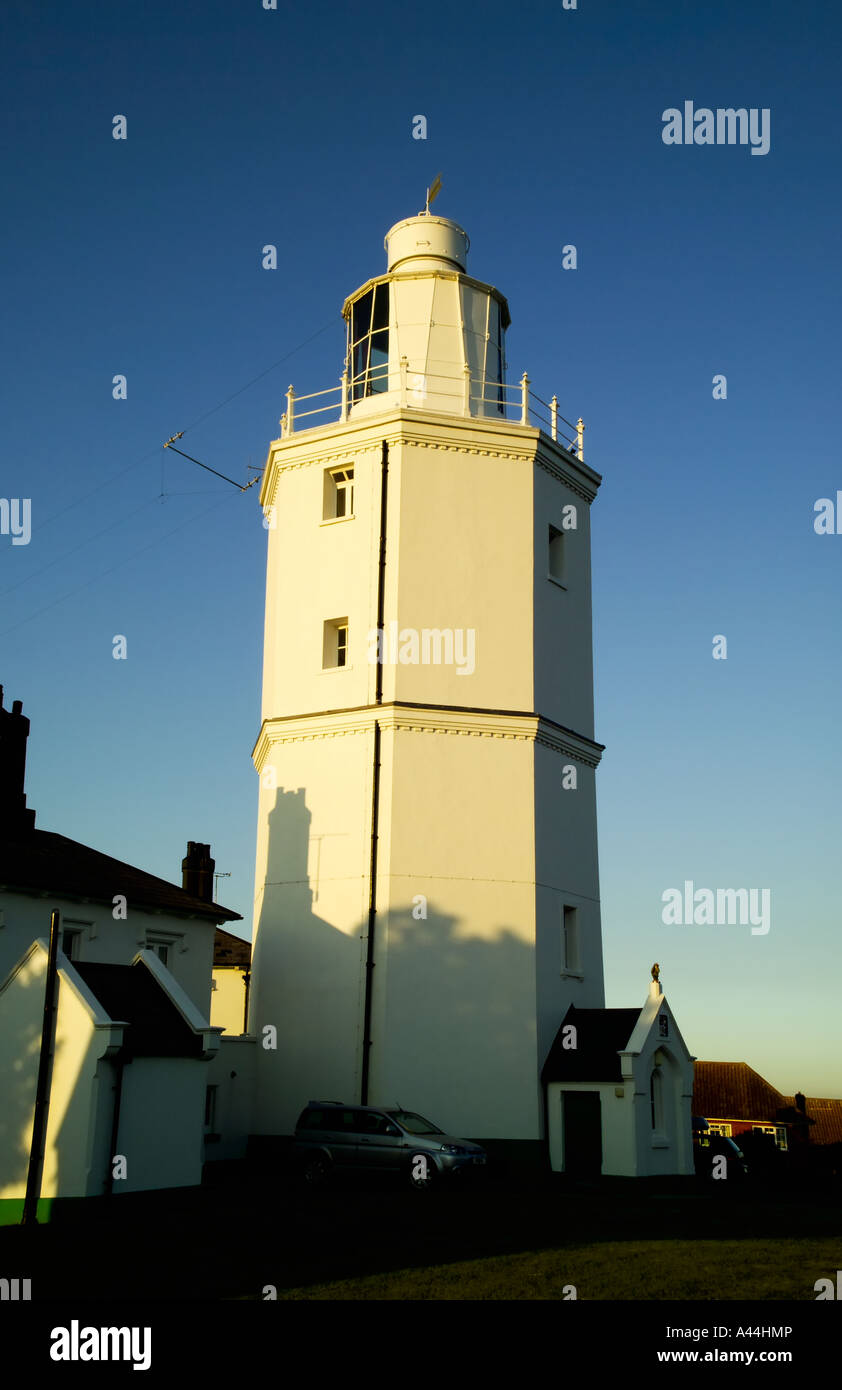 North Foreland Leuchtturm Isle Of Thanet Kent erbaute 1732 den letzten Leuchtturm vollständig automatisiert werden Stockfoto