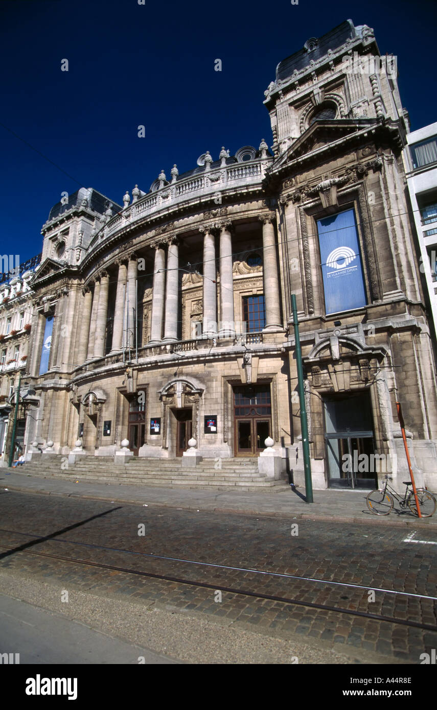 Blick auf De Vlaamse Oper flämische Oper Antwerpen-Belgien Stockfoto