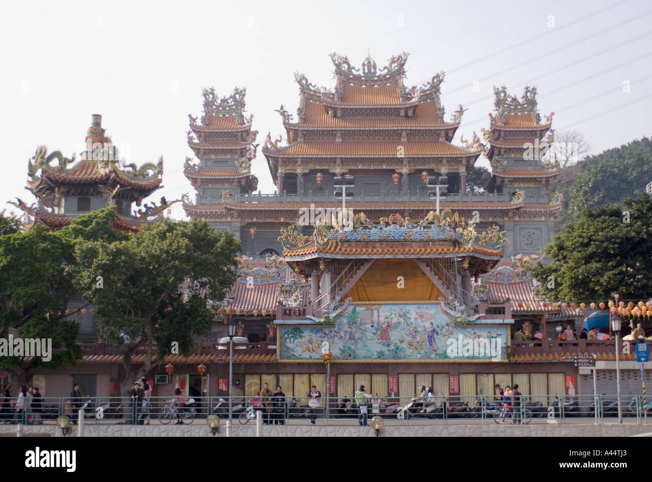 Taiwan Taipei Guandu chinesische Tempel China Stockfoto