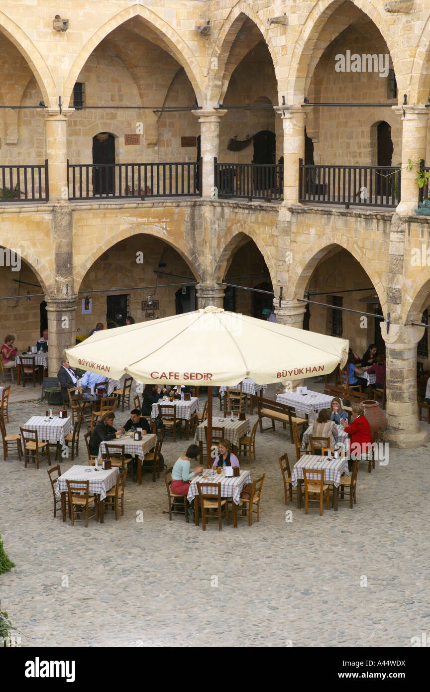 Der Büyük Han große Inn in Lefkosa oder Nicosia, Nordzypern Stockfoto