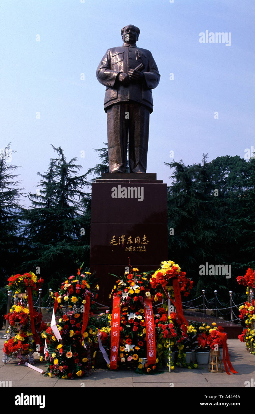 Mao Zedong Denkmal in der Stadt von Shaoshan, in dem Mao Zedong oder
