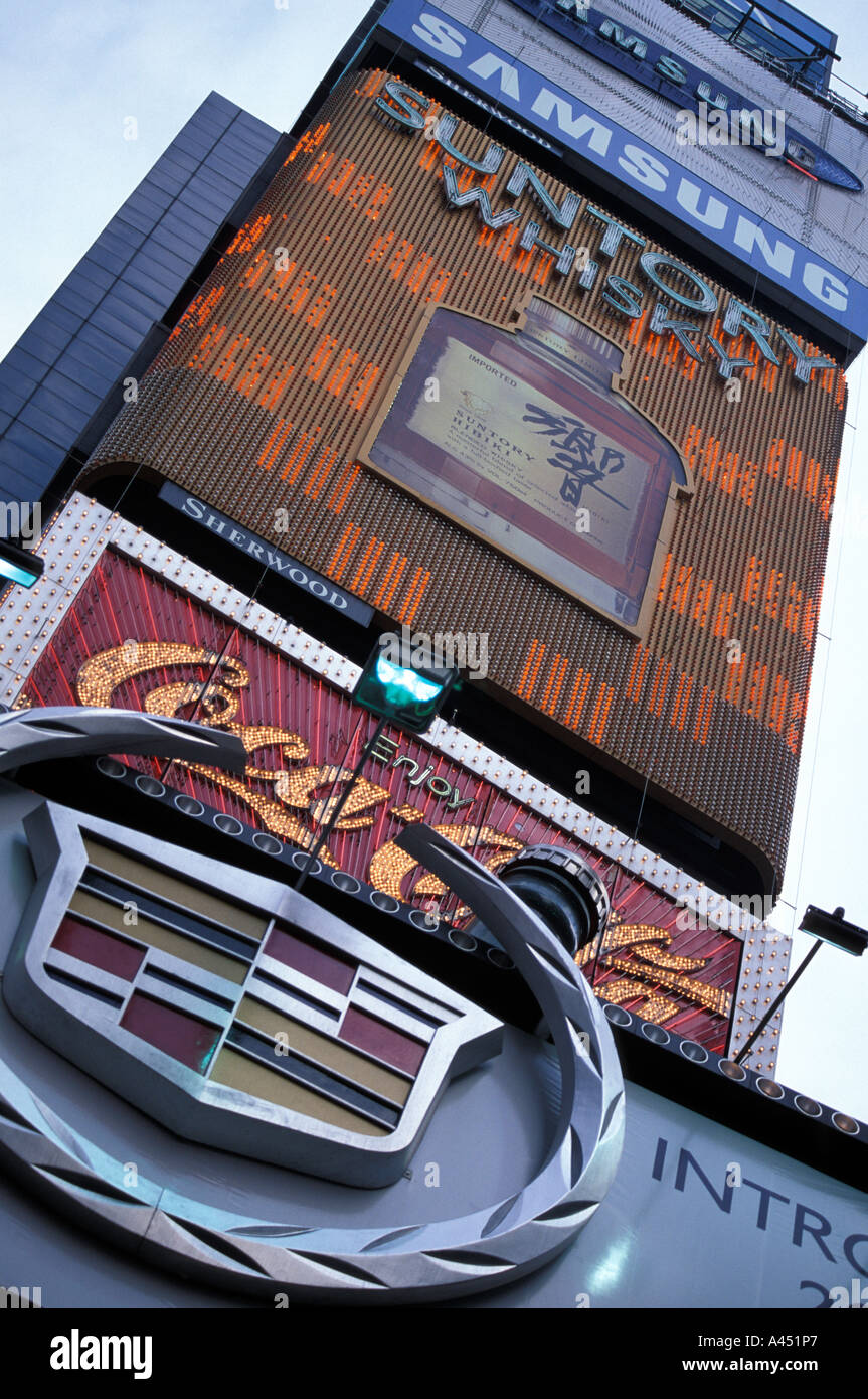 Beschilderung, Times Square, New York Stockfoto