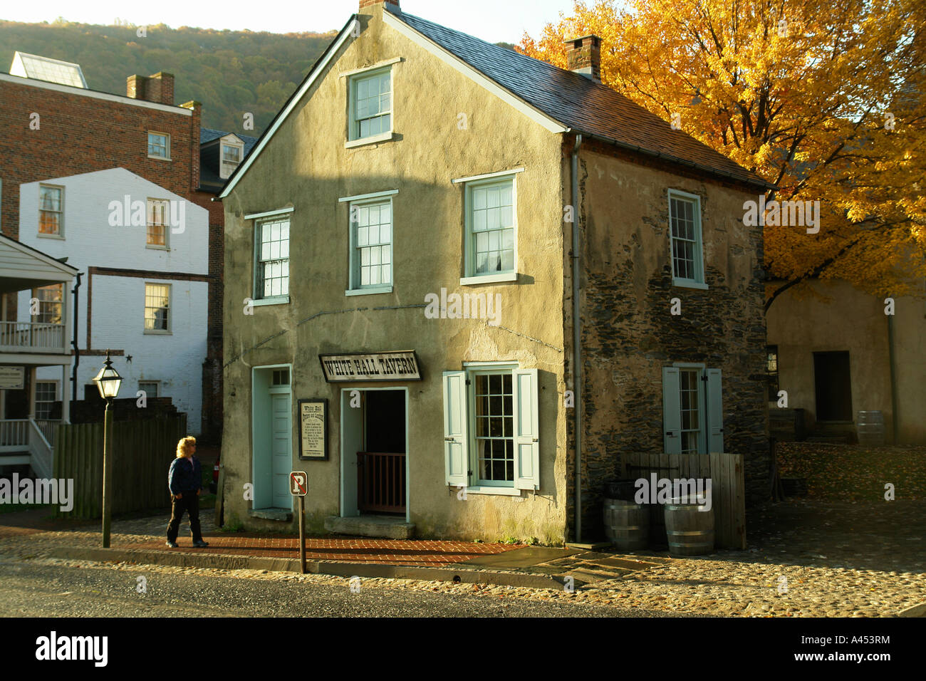 AJD53614, Harpers Ferry WV, West Virginia, historische Innenstadt Stockfoto