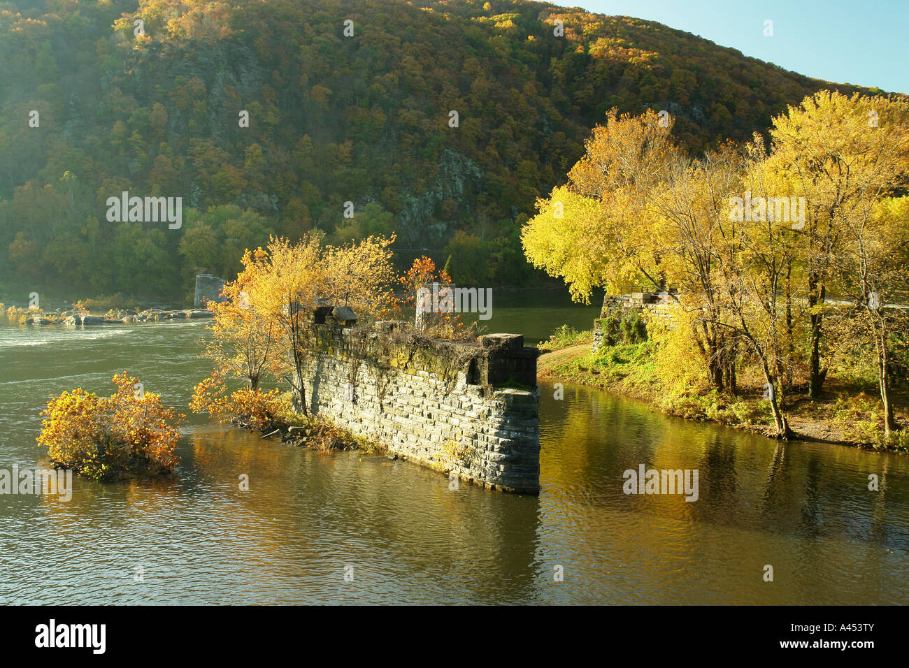 AJD53629, Harpers Ferry WV, West Virginia, Potomac und Shenandoah Rivers Stockfoto