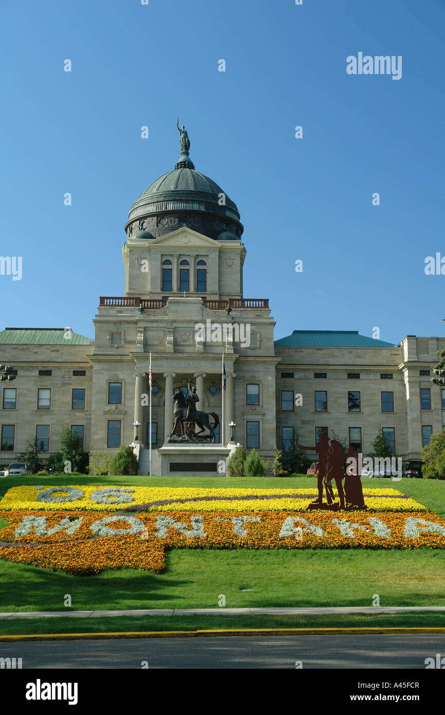 AJD56909, Helena, MT, Montana State Capitol Stockfoto