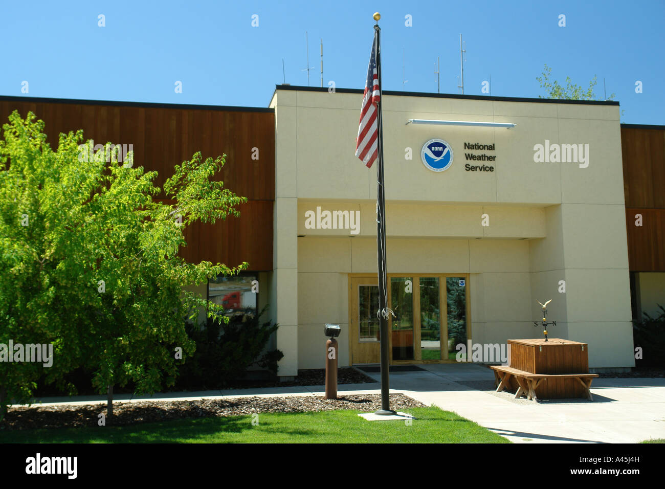 AJD56463, Missoula, MT, Montana, nationalen Wetterdienst NOAA Stockfoto