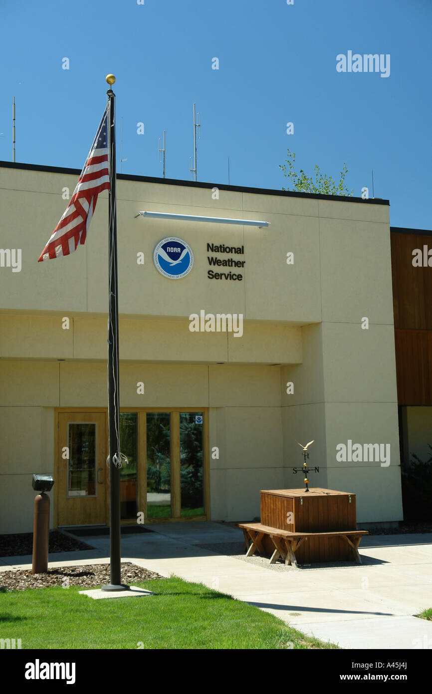 AJD56464, Missoula, MT, Montana, nationalen Wetterdienst NOAA Stockfoto