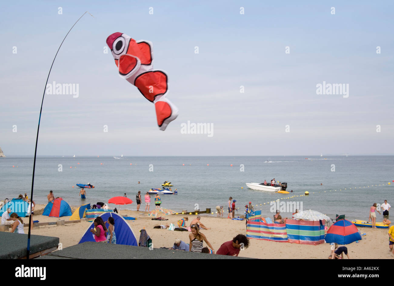 Dorset Swanage Bay in ENGLAND Stockfoto