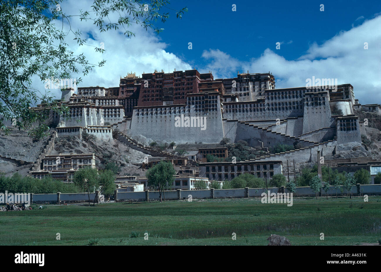 TIBET Südasien Lhasa Potala-Palast Stockfoto