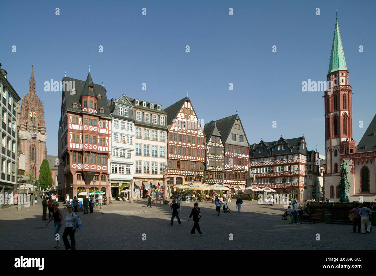 Die Altstadt in Frankfurt am Main, Deutschland Stockfotografie - Alamy