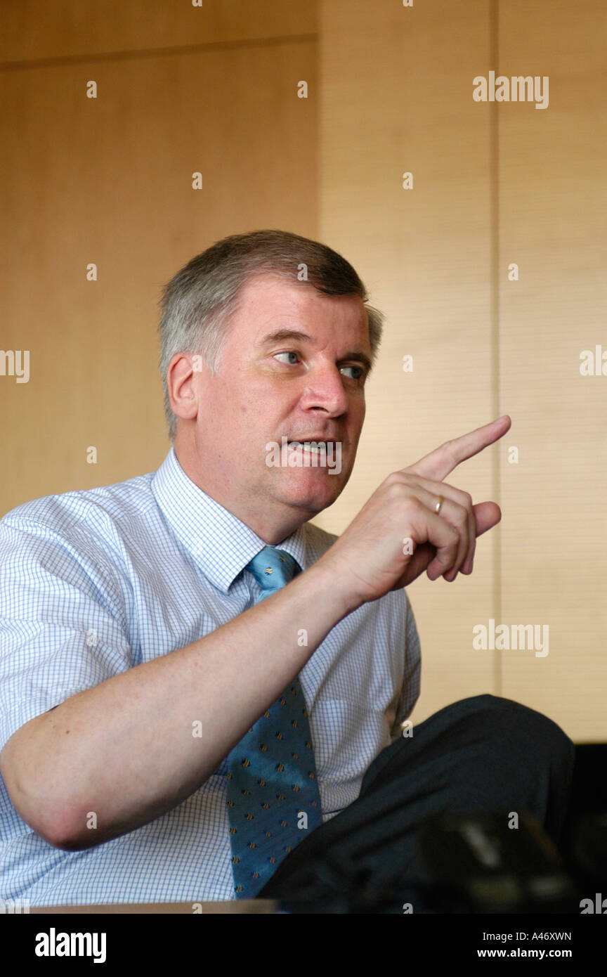 Horst Seehofer, stellvertretender Vorsitzender der CDU/CSU Stockfoto