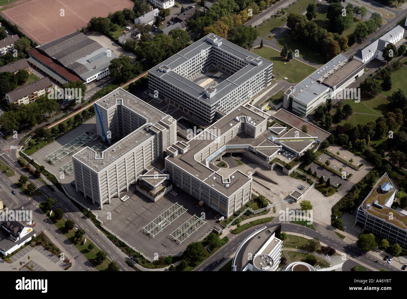 Das neue Gebäude des Bundes Beschaffungsamt in Koblenz, Rheinland-Pfalz, Deutschland Stockfoto