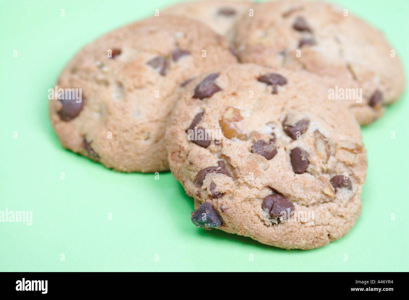 Chocolate Chip cookies Stockfoto