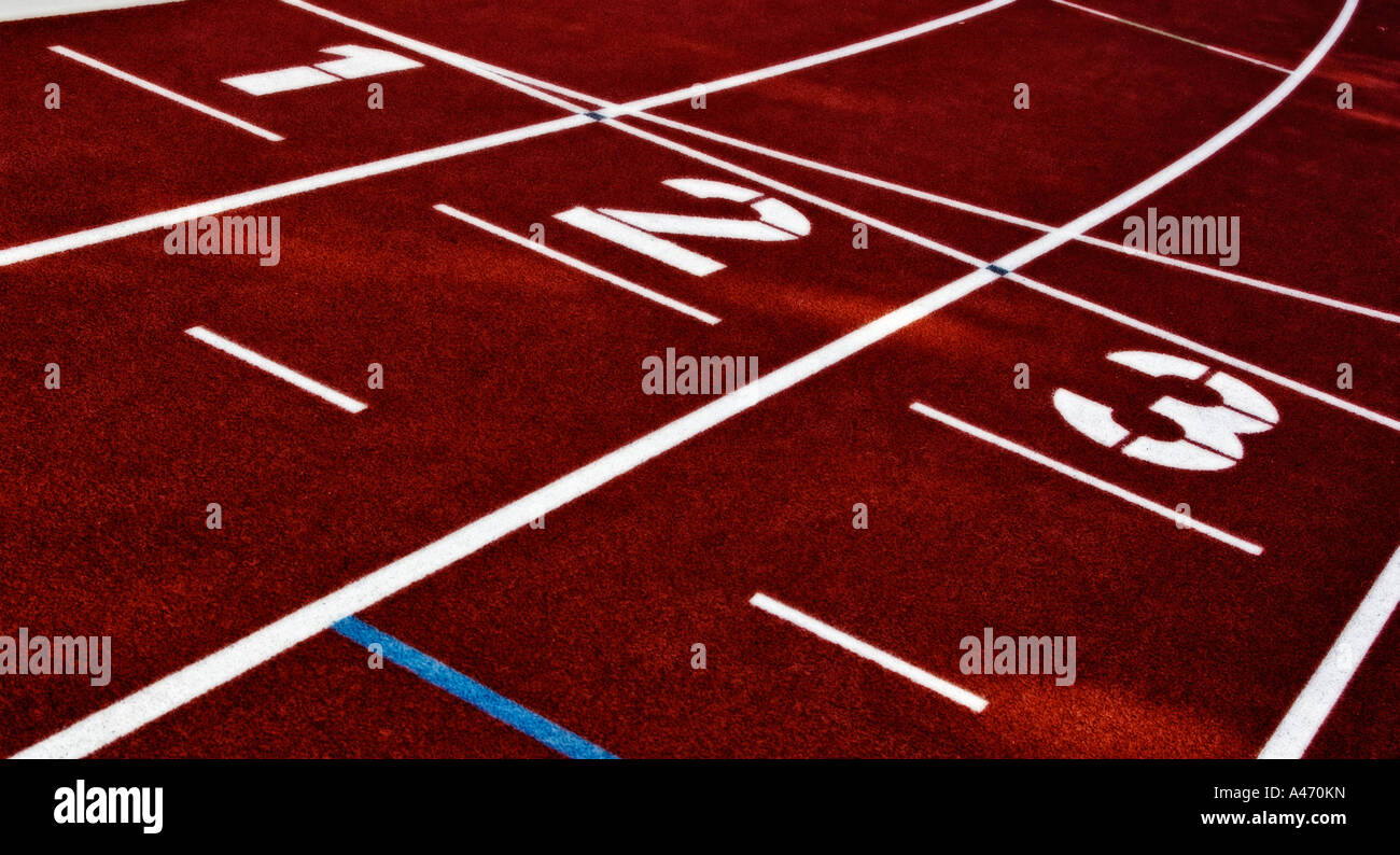 Zielgerade Stockfoto