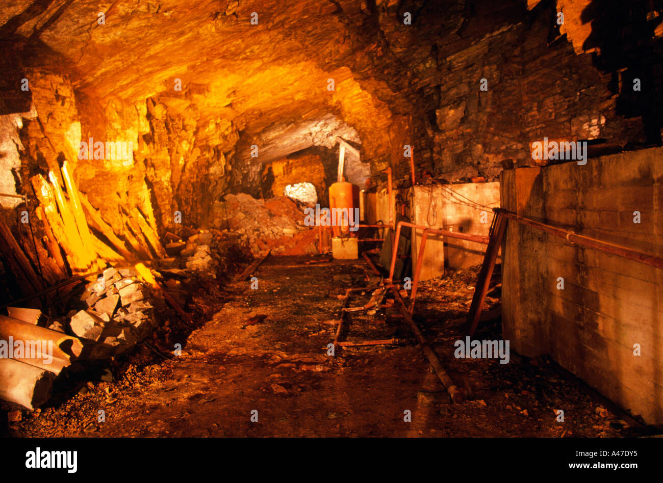 Deutsche Underground Hospital Stockfoto