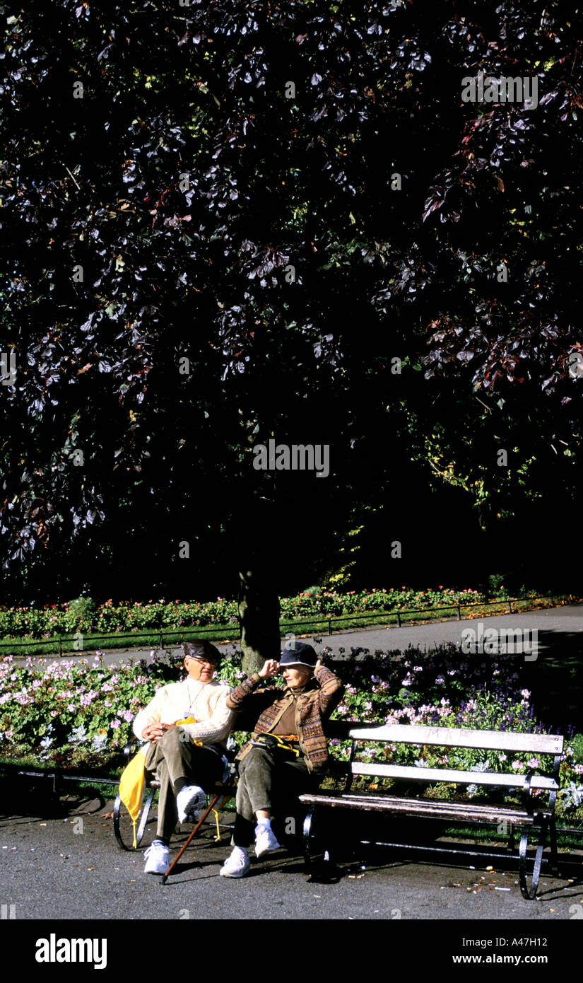Dublin St. Stephens Green Stockfoto