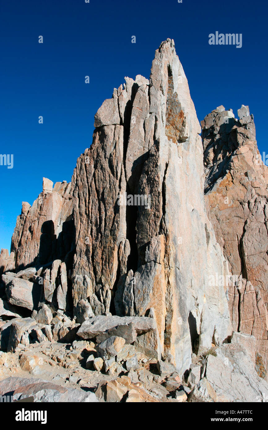 Wanderung zum Mt Whitney Stockfoto