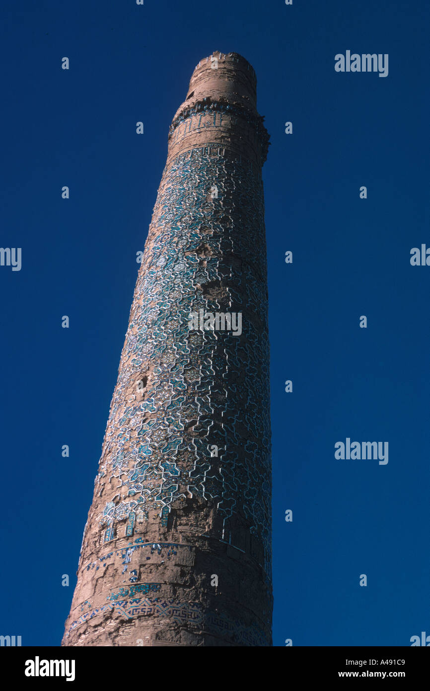 Minarett in Herat Afghanistan Stockfoto
