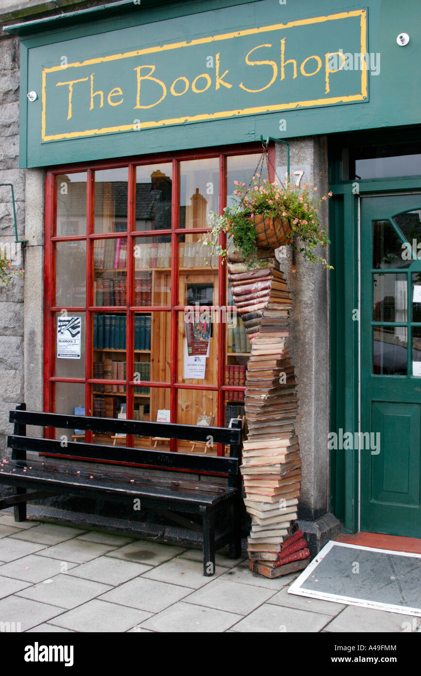 Buchhandlung in Wigtown Dumfries und Galloway South West Schottland Stockfoto