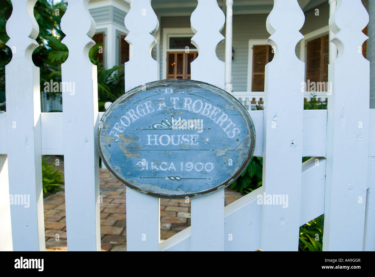 USA-Florida Keys George T Roberts historischen viktorianischen Haus in Old Town Key West Stockfoto