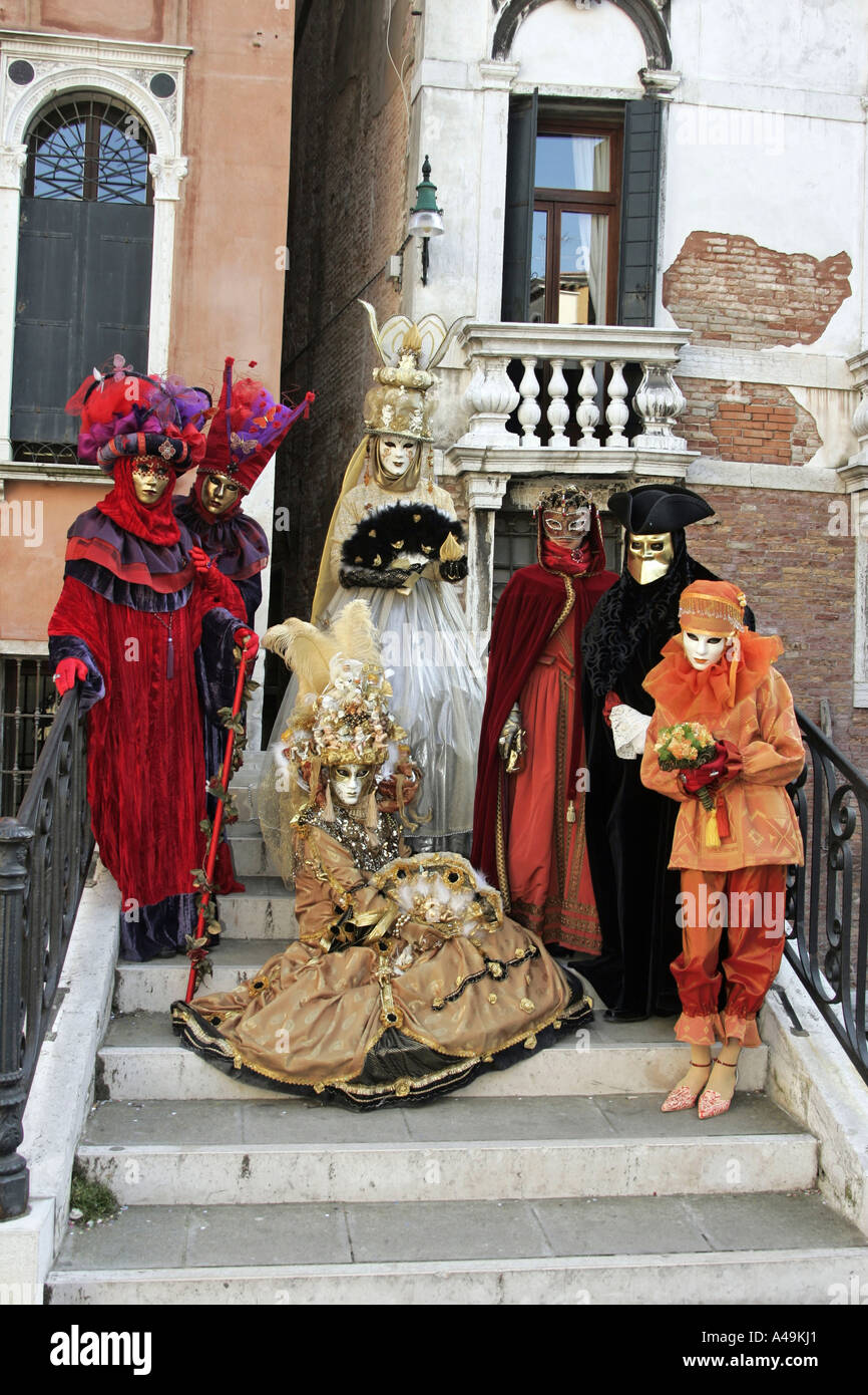 Karneval in Venedig / Karneval in Venedig Stockfoto