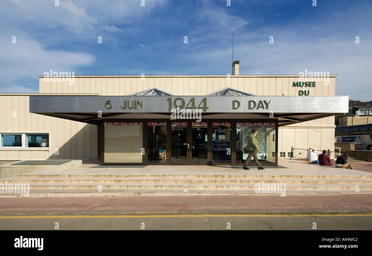 Musee du Carles d-Day Museum in Arromanches-Les-Bains, Normandie, Frankreich Stockfoto