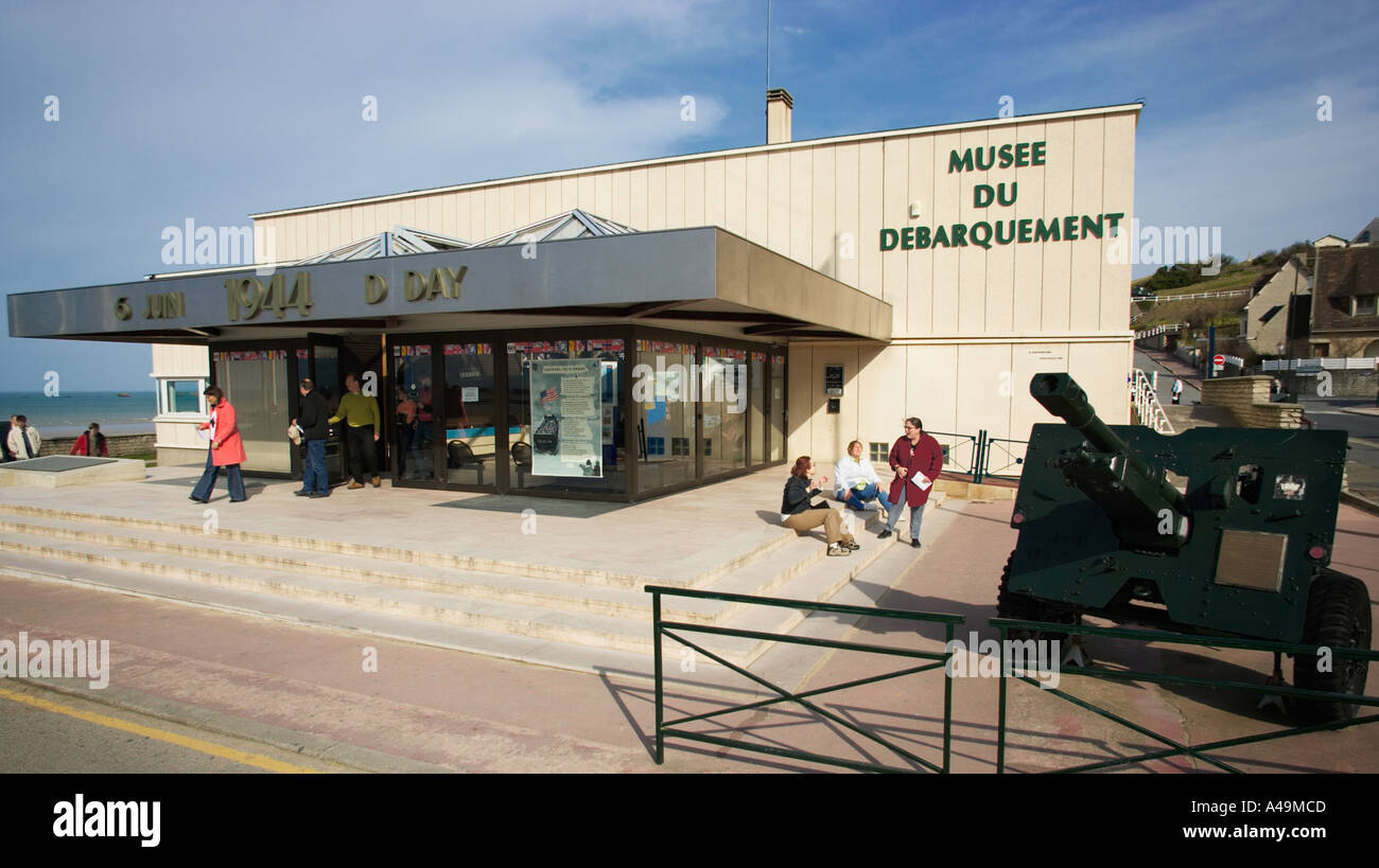 Musée du Carles Museum in Arromanches-Les-Bains, Normandie, Frankreich Stockfoto