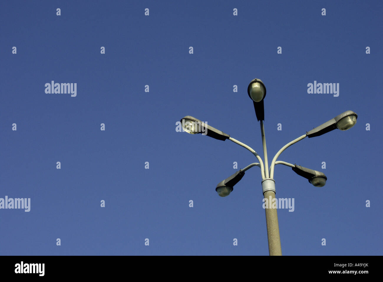 Laterne in der Gedenkstätte deutsche Teilung Marienborn, Deutschland, Sachsen-Anhalt, Marienborn-Helmstedt Stockfoto
