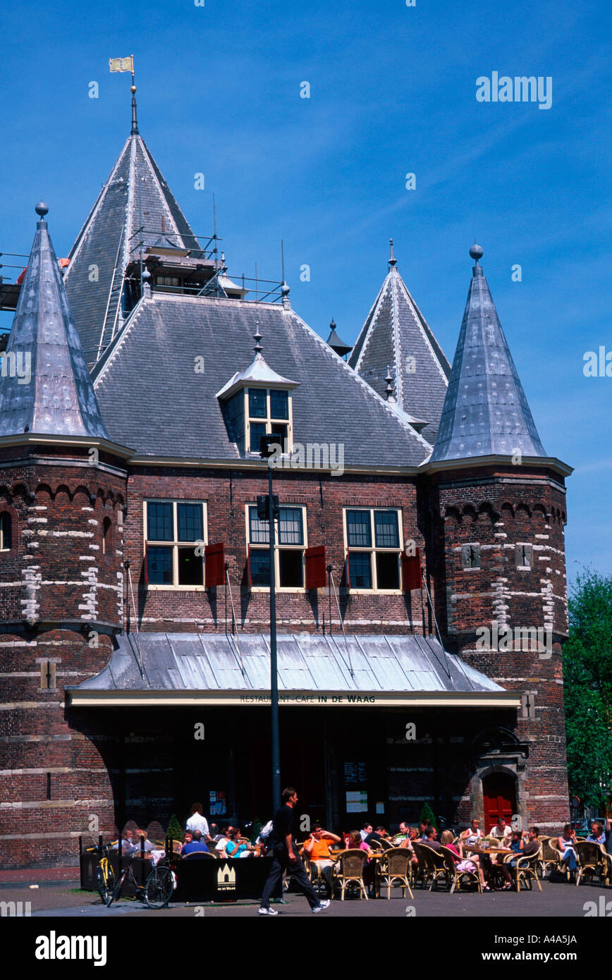 Restaurant "In de Waag" / Amsterdam Stockfoto