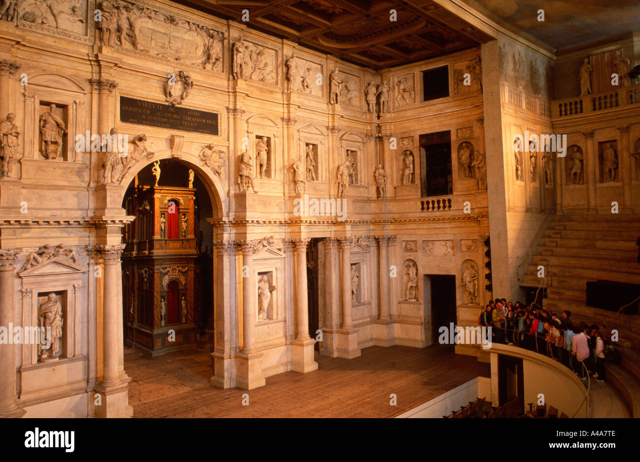 Teatro Olimpico / Vicenza Stockfoto