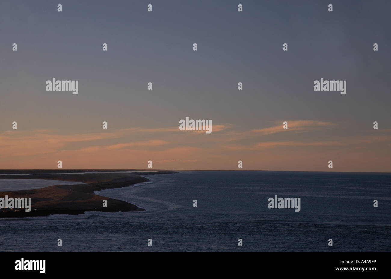 Meer bei Puerto madryn Stockfoto