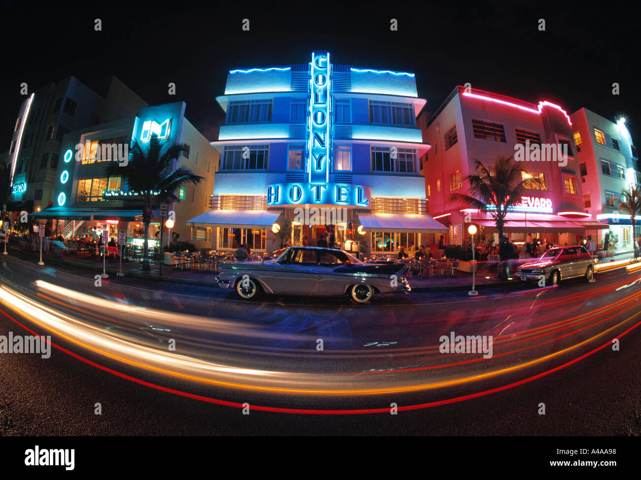 Ocean Drive, Miami Beach, Florida, USA Stockfoto