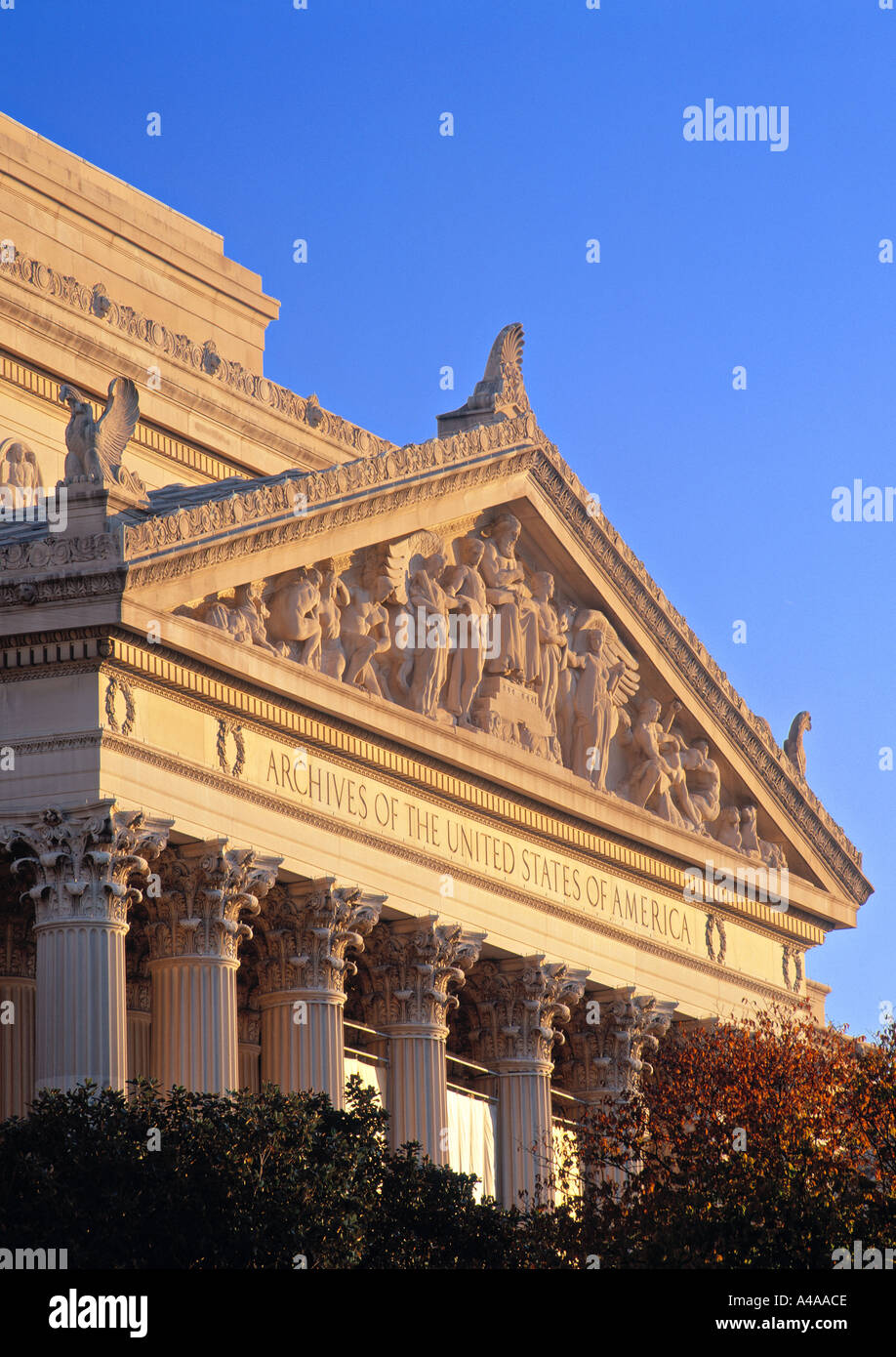 National Archives, Washington D.C., USA Stockfoto