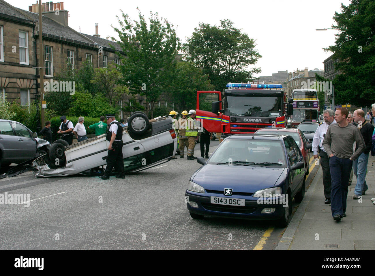 Schlechte Fahrt Stockfoto