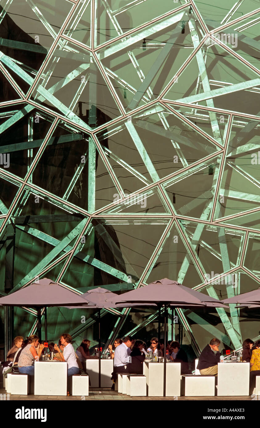 Federation Square, Melbourne Stockfoto