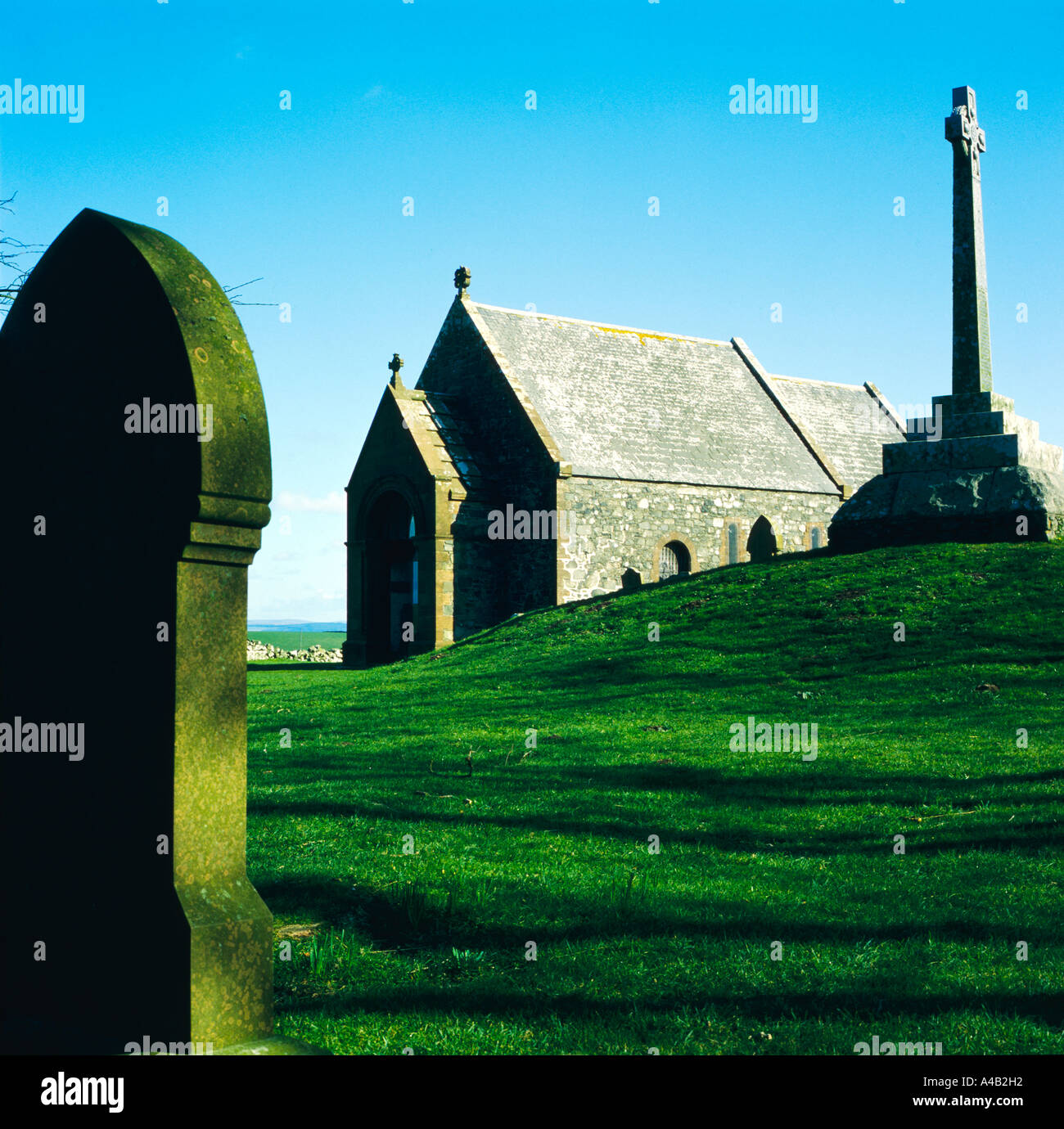 kleine Kirche in der Rhins von Galloway-Schottland Stockfoto