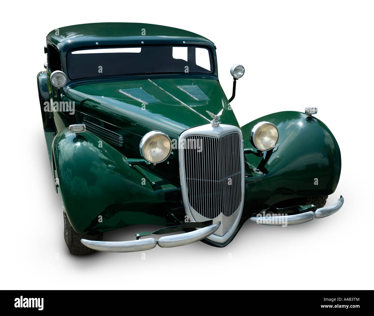 Grün Vintage retro-Oldtimer Stockfoto