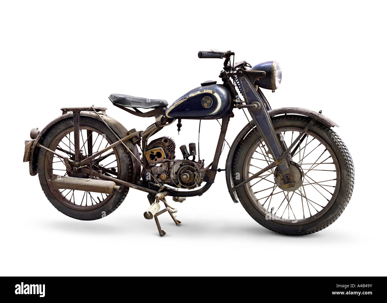 Vintage motorrad Ausgeschnittene Stockfotos und -bilder - Alamy
