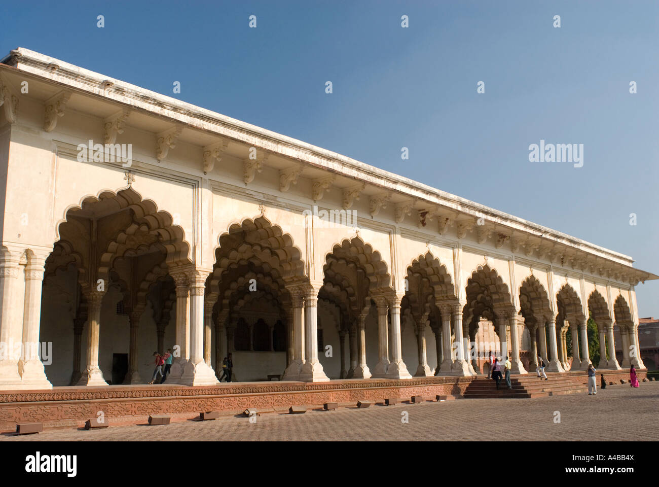 Abbildung des alten Forts oder rote Fort von Agra mit Khas Mahal