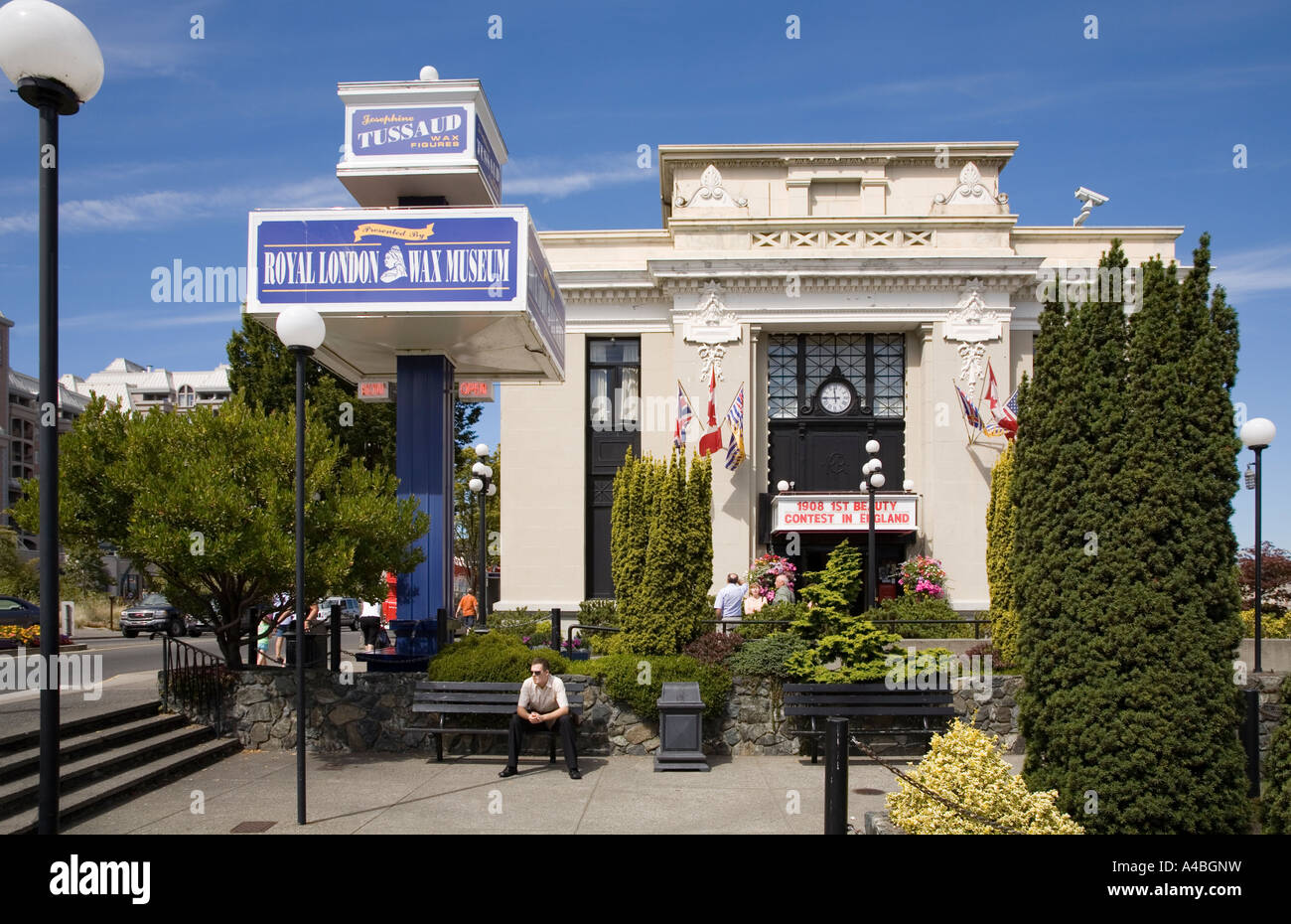 Royal London Wax Museum Gebäude Victoria Canada Stockfoto
