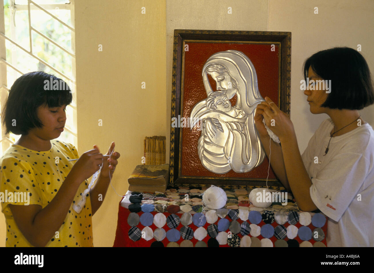 Retter der verlorenen Seelen Pedra Zentrum Philippinen 1996 Stockfoto