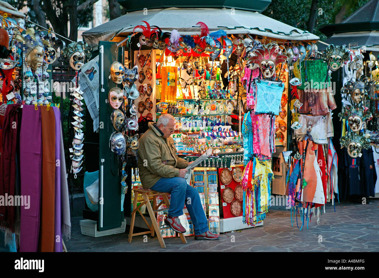 Italien Venedig Soveniers, Italien-Venedig-souvenirs Stockfoto