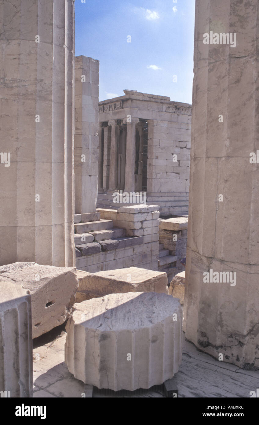 Parthenon Griechenland, griechische Ruinen, Athen Griechenland Stockfoto