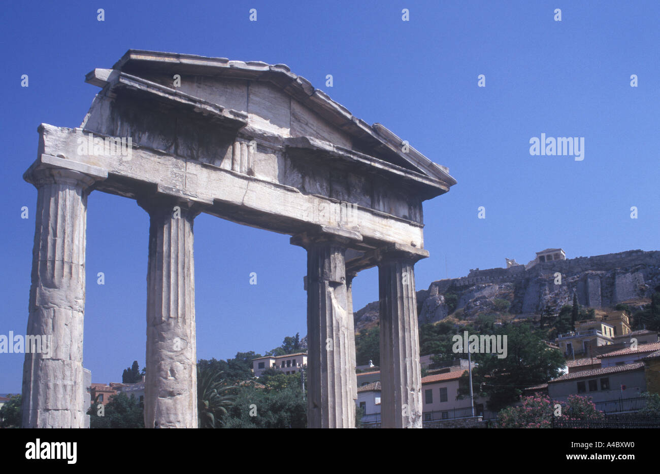 Antike Agora von Athen, Griechenland Stockfoto