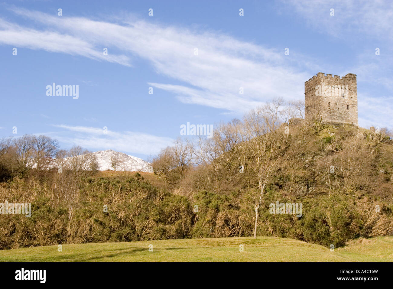 Dolwyddelan Burg Stockfoto