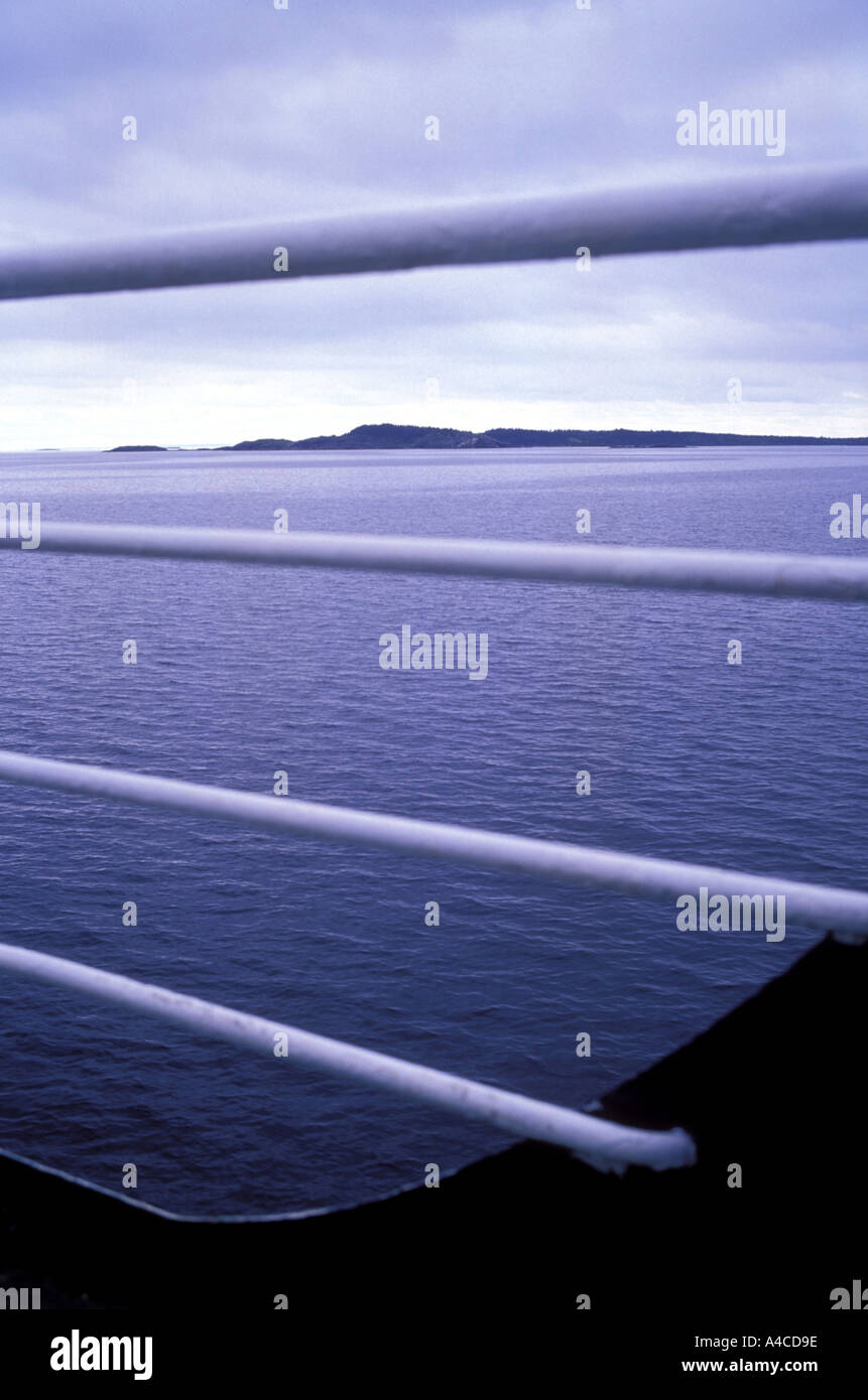 Blick vom Fähre Gonna Change Inseln in Neufundland Kanada Stockfoto