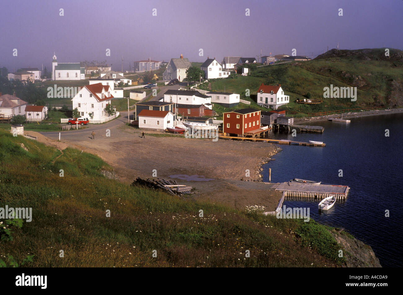 Überblick über die Stadt der Dreifaltigkeit in Neufundland Kanada Stockfoto