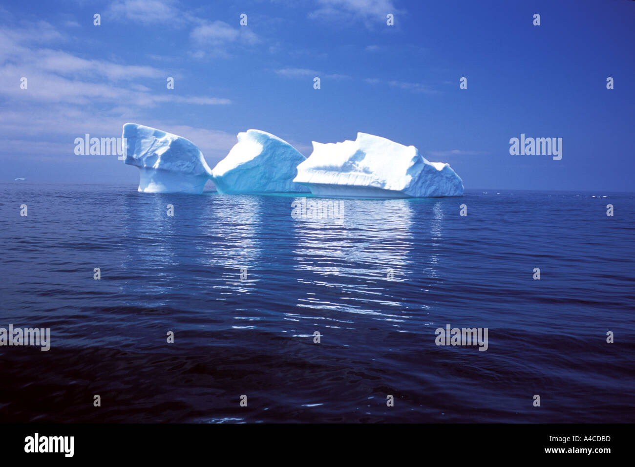 Eisberg im Nord-Atlantik in der Nähe von Änderung Inseln Neufundland Kanada Stockfoto